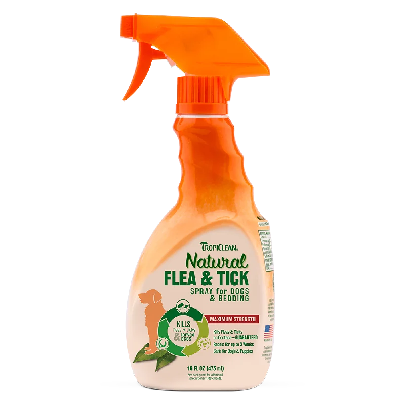 Tropiclean Natural Flea & Tick Pet Spray 16oz