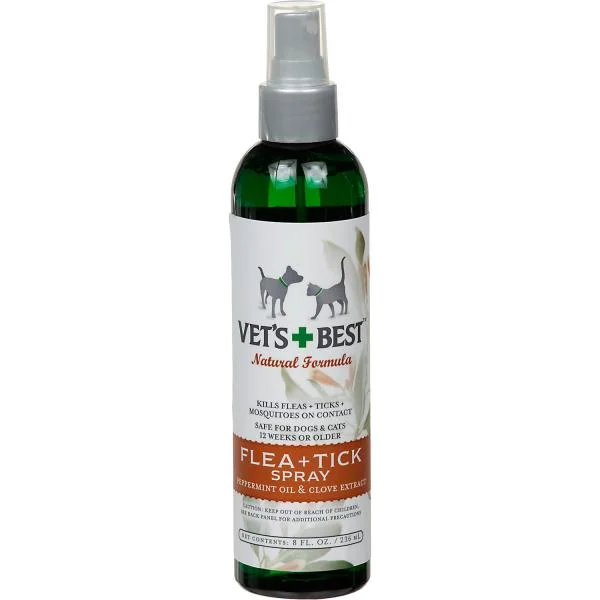 Vet's Best Natural Flea + Tick Spray 8 oz.