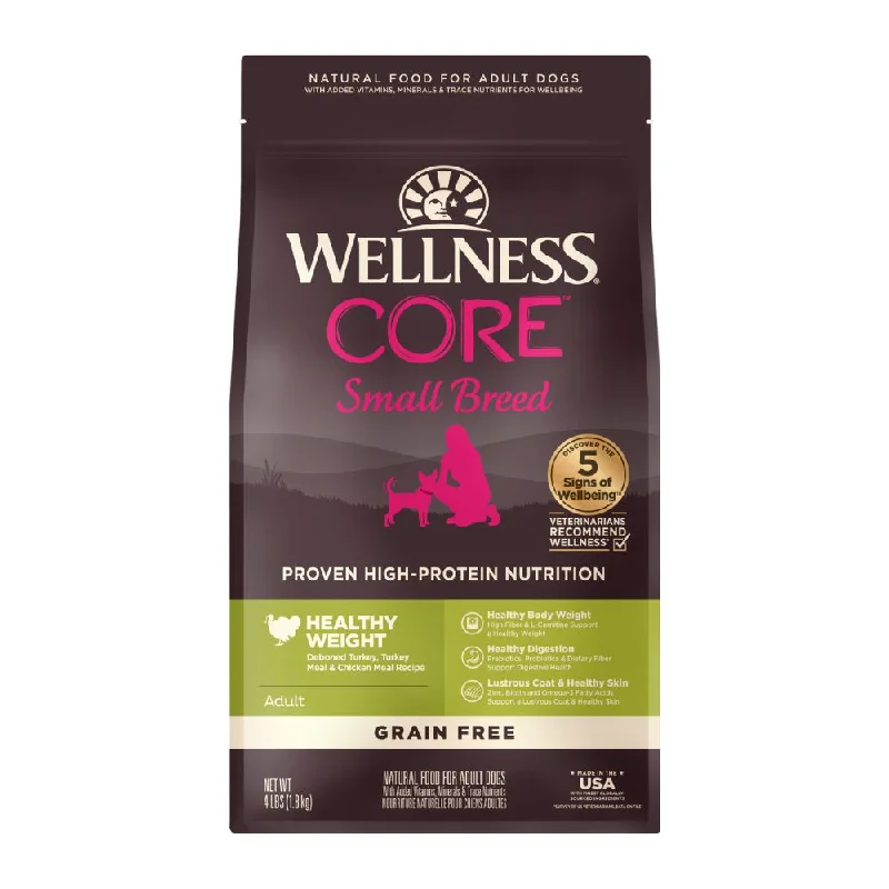 Wellness Dog Core Small Breed Healthy Weight 4lb