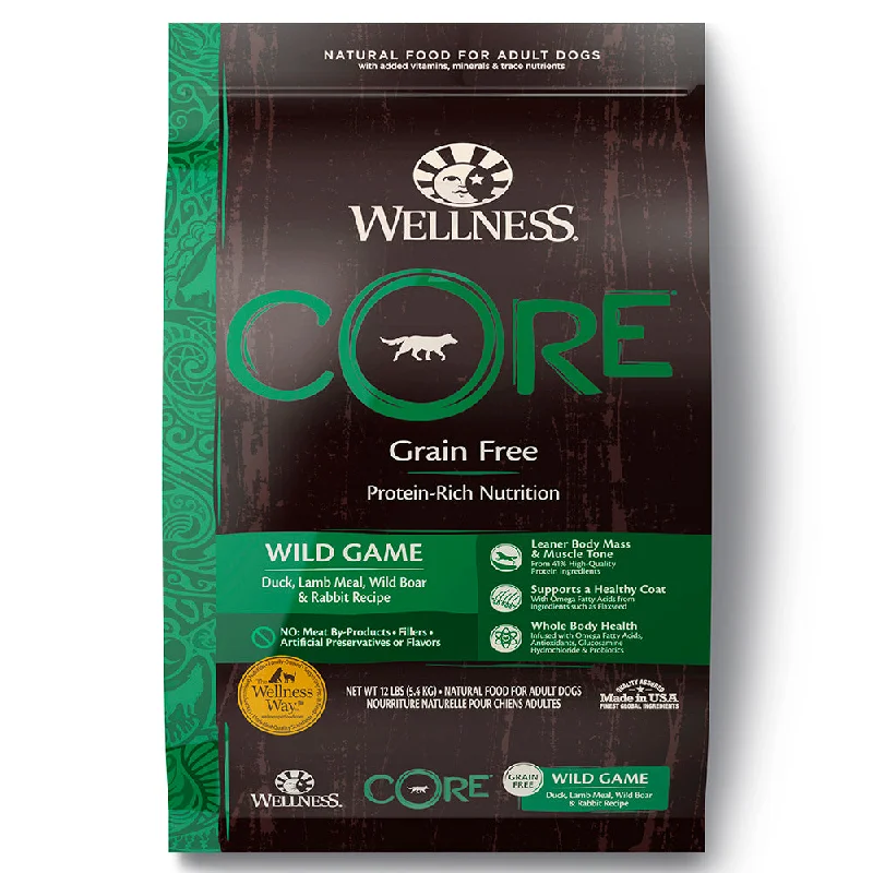 Wellness Dog Core Wild Game Formula 12lb