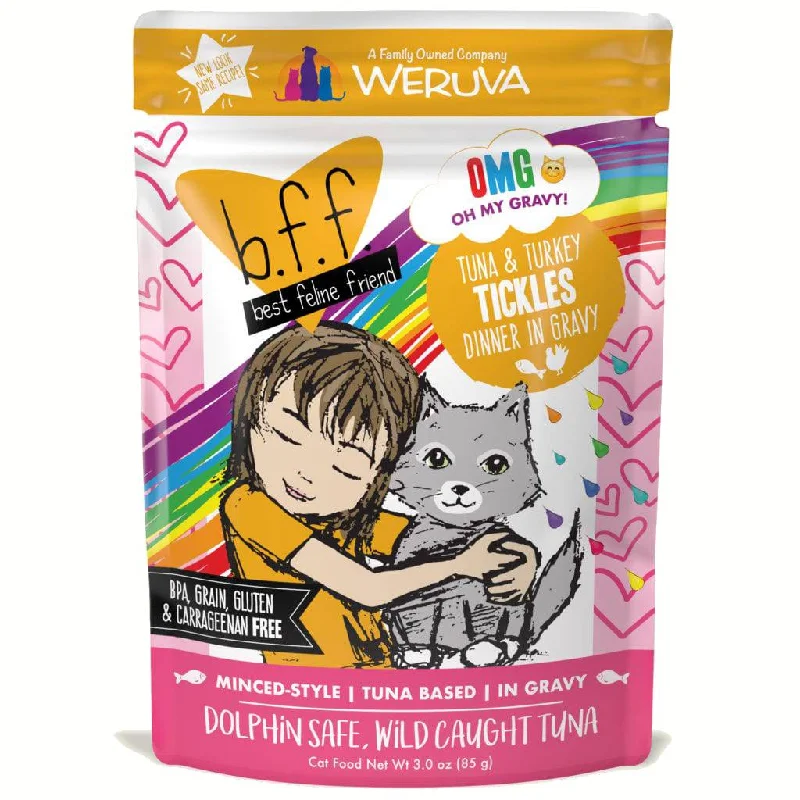 Weruva BFF Cat Tuna & Turkey Pouch 3oz