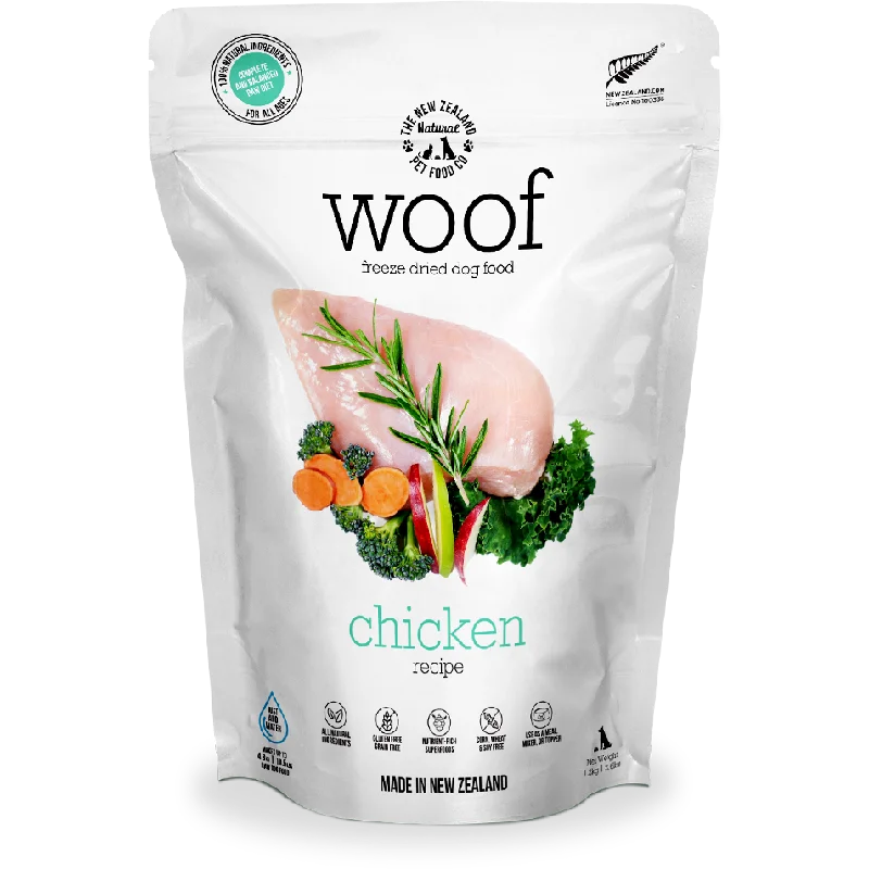 Woof Freeze-Dried Raw Chicken Dog Food 1kg