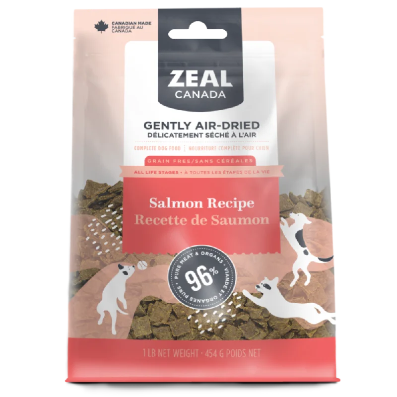 Zeal Canada Gently Air-Dried Salmon Recipe for Dogs 454g