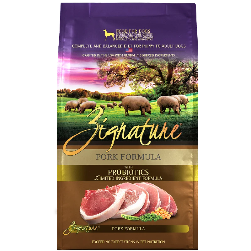 Zignature Dog Pork Formula 4lb