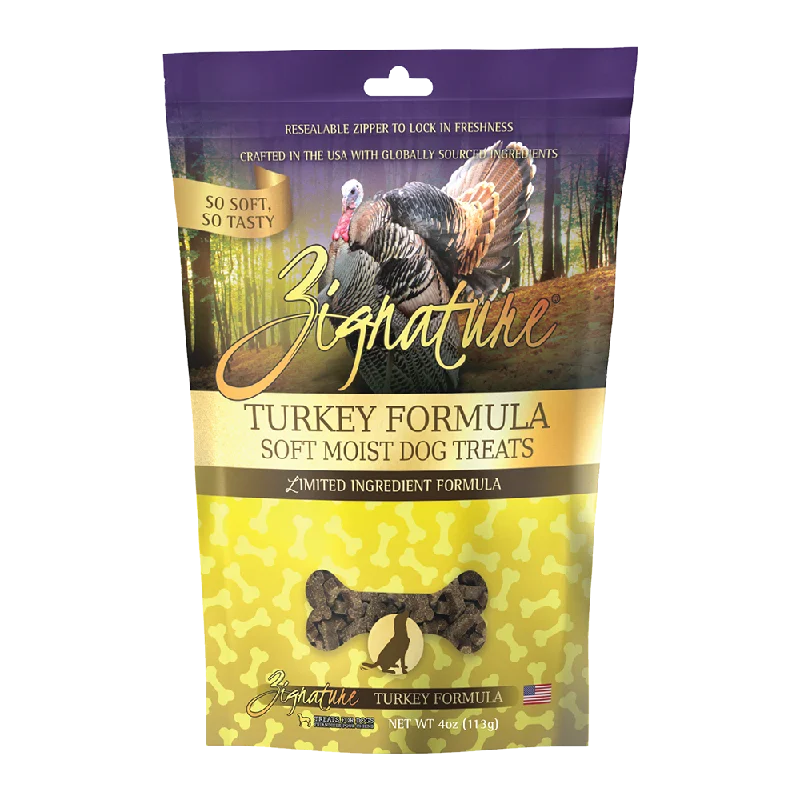 Zignature Dog Treats Soft Moist Turkey Formula 113g