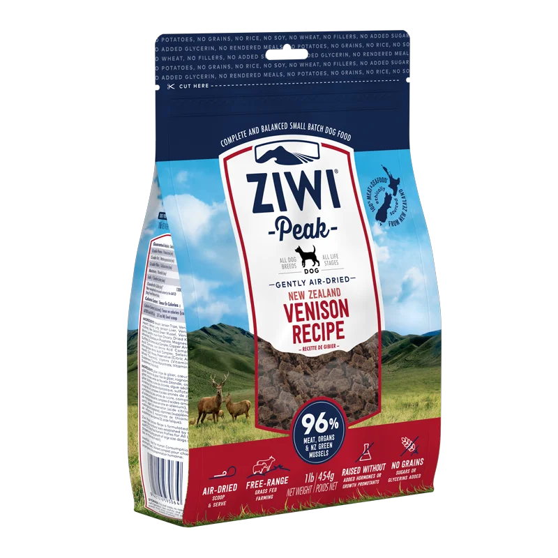 Ziwi Peak Dog Air-Dried Venison 454g